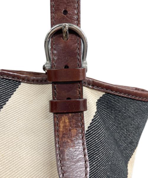 BURBERRY（バーバリー）BURBERRY (バーバリー) トートバッグ アイボリーの古着・服飾アイテム