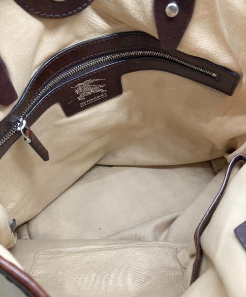BURBERRY（バーバリー）BURBERRY (バーバリー) トートバッグ アイボリーの古着・服飾アイテム