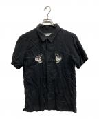 RUDE GALLERYルードギャラリー）の古着「19SS 半袖シャツ」｜ブラック