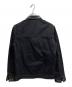 ADDICT CLOTHES (アディクト クローズ) レザーカラーデニムジャケット ブラック サイズ:40：18000円