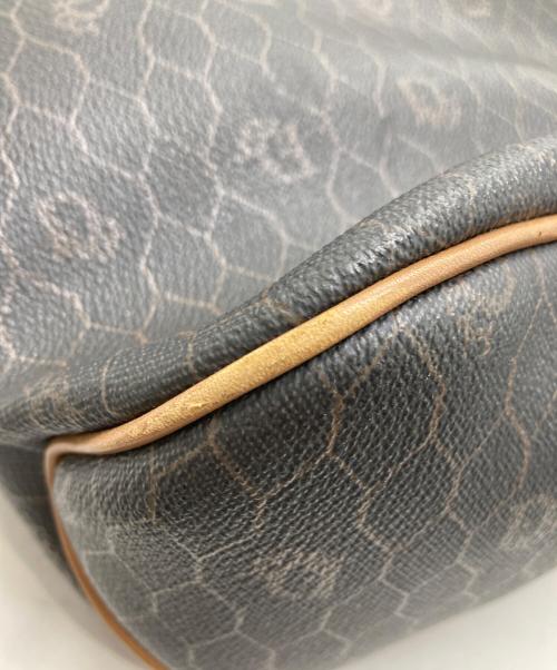 Christian Dior（クリスチャン ディオール）Christian Dior (クリスチャン ディオール) ハニカム柄 トートバッグ ブラウンの古着・服飾アイテム