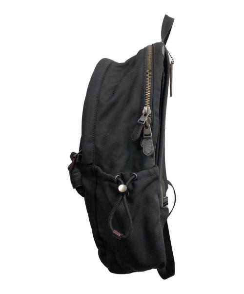 COACH（コーチ）COACH (コーチ) ナイロンレザーバックパック ブラックの古着・服飾アイテム