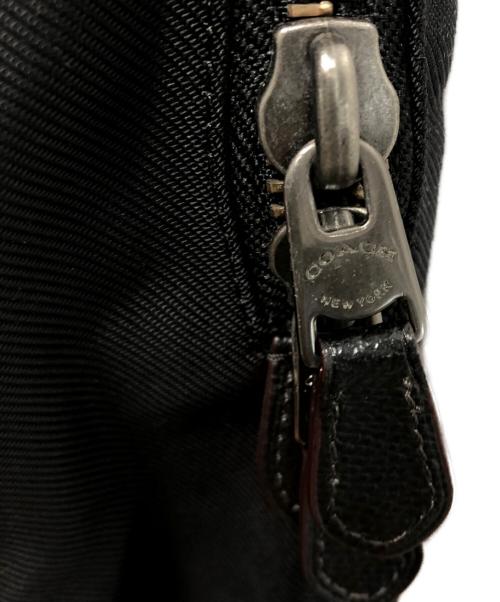 COACH（コーチ）COACH (コーチ) ナイロンレザーバックパック ブラックの古着・服飾アイテム