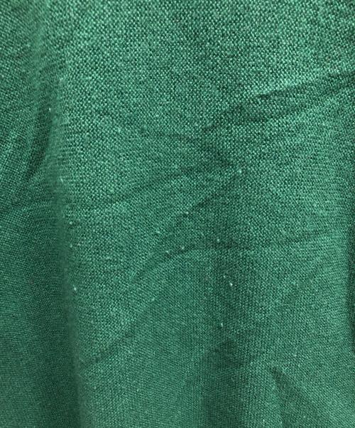 LACOSTE（ラコステ）LACOSTE (ラコステ) ガーター編みVネックカーディガン/LACOSTE グリーン サイズ:Lの古着・服飾アイテム