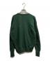 LACOSTE (ラコステ) ガーター編みVネックカーディガン/LACOSTE グリーン サイズ:L：5000円