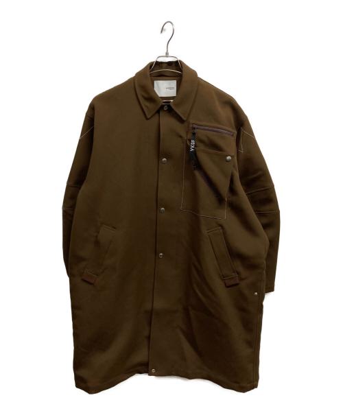 yoshio kubo（ヨシオクボ）yoshio kubo (ヨシオクボ) ロングコート ブラウン サイズ:1の古着・服飾アイテム