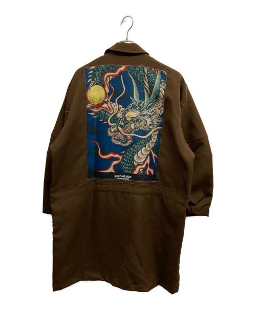yoshio kubo（ヨシオクボ）yoshio kubo (ヨシオクボ) ロングコート ブラウン サイズ:1の古着・服飾アイテム