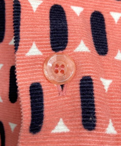 STYLE EYES（スタイルアイズ）STYLE EYES (スタイルアイズ) エルビスドット・コーディロイオープンシャツ ピンク サイズ:Lの古着・服飾アイテム