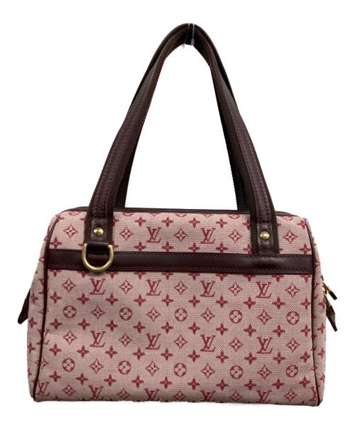 LOUIS VUITTON（ルイ ヴィトン）LOUIS VUITTON (ルイ ヴィトン) ミニ ジョセフィーヌP ハンドバッグ ピンクの古着・服飾アイテム