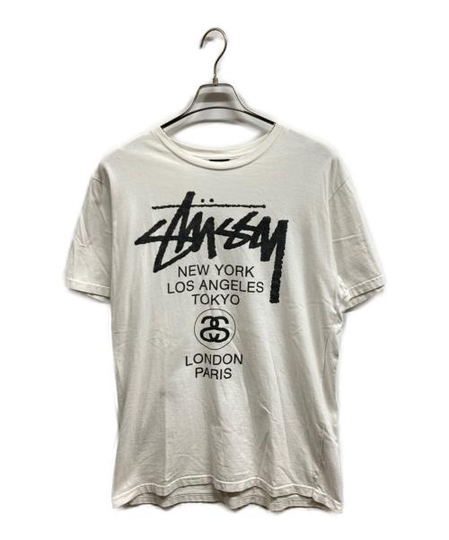 stussy（ステューシー）stussy (ステューシー) Tシャツ/stussyTシャツ ホワイト サイズ:Mの古着・服飾アイテム