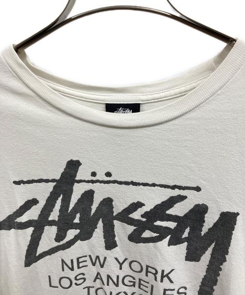 stussy（ステューシー）stussy (ステューシー) Tシャツ/stussyTシャツ ホワイト サイズ:Mの古着・服飾アイテム
