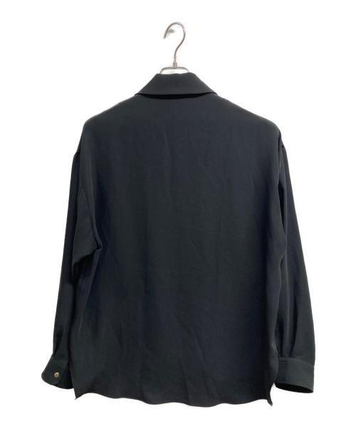 CULLNI（クルニ）CULLNI (クルニ) Flap Pocket Shir ブラック サイズ:2の古着・服飾アイテム