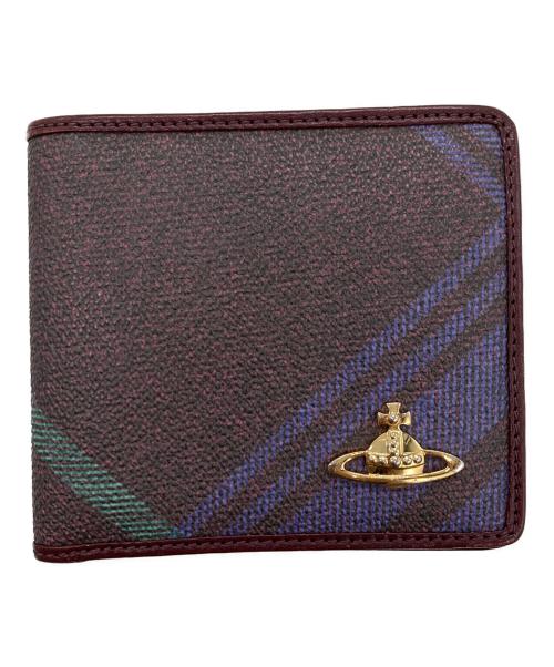 Vivienne Westwood（ヴィヴィアンウエストウッド）Vivienne Westwood (ヴィヴィアンウエストウッド) 2つ折り財布 ブラウンの古着・服飾アイテム