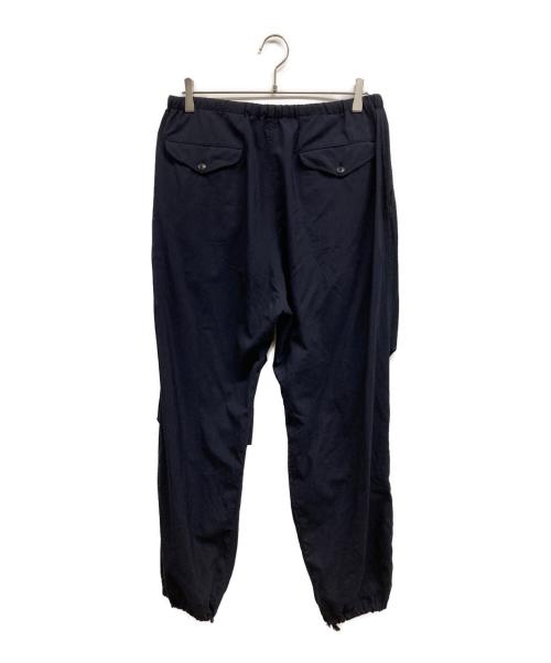 COMOLI（コモリ）COMOLI (コモリ) ウールニータックパンツ ネイビー サイズ:3の古着・服飾アイテム