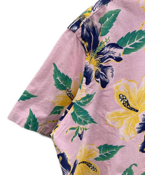 RALPH LAUREN（ラルフローレン）RALPH LAUREN (ラルフローレン) 半袖シャツ ピンク×グリーン サイズ:XLの古着・服飾アイテム