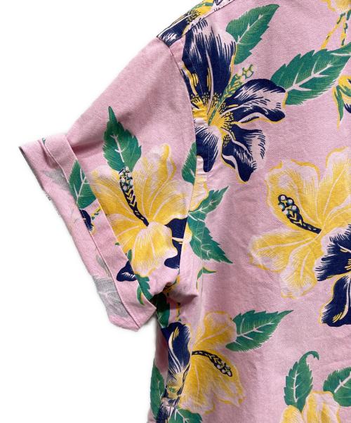 RALPH LAUREN（ラルフローレン）RALPH LAUREN (ラルフローレン) 半袖シャツ ピンク×グリーン サイズ:XLの古着・服飾アイテム