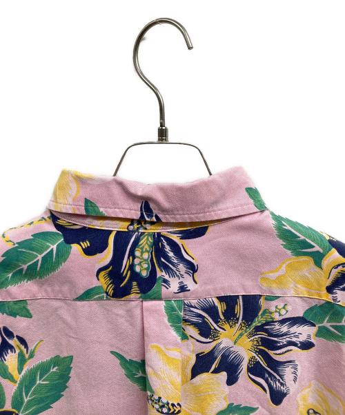 RALPH LAUREN（ラルフローレン）RALPH LAUREN (ラルフローレン) 半袖シャツ ピンク×グリーン サイズ:XLの古着・服飾アイテム