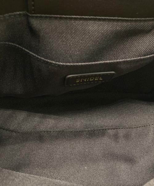 Snidel（スナイデル）Snidel (スナイデル) ソフトリボンショルダー ブラウン 未使用品の古着・服飾アイテム