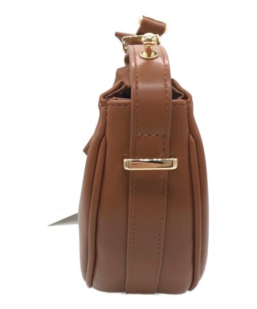 Snidel（スナイデル）Snidel (スナイデル) ラウンドショルダーバッグ ブラウン 未使用品の古着・服飾アイテム