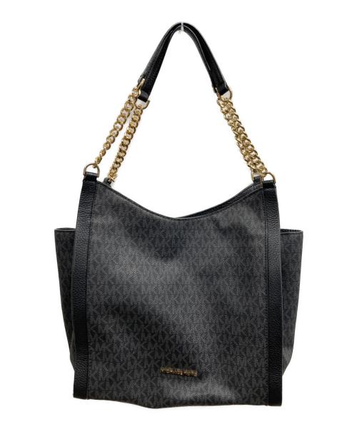 MICHAEL KORS（マイケルコース）MICHAEL KORS (マイケルコース) 2WAYバッグ ブラックの古着・服飾アイテム