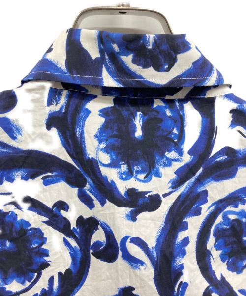 VERSACE（ヴェルサーチェ）VERSACE (ヴェルサーチェ) 半袖シャツ ブルー サイズ:40の古着・服飾アイテム