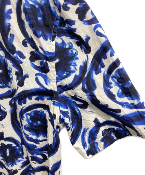 VERSACE（ヴェルサーチェ）VERSACE (ヴェルサーチェ) 半袖シャツ ブルー サイズ:40の古着・服飾アイテム