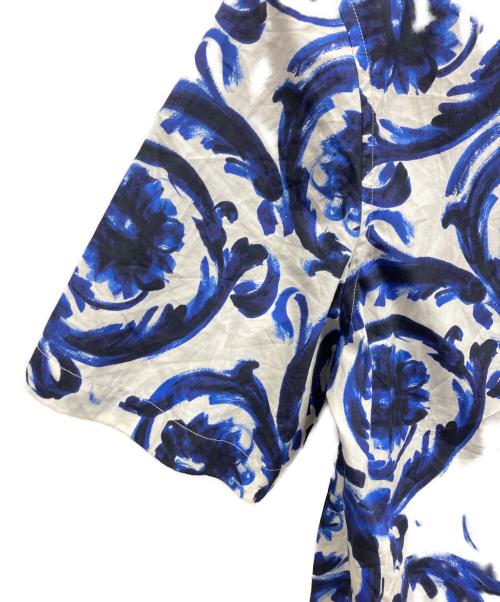 VERSACE（ヴェルサーチェ）VERSACE (ヴェルサーチェ) 半袖シャツ ブルー サイズ:40の古着・服飾アイテム
