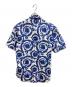 VERSACE (ヴェルサーチェ) 半袖シャツ ブルー サイズ:40：12000円