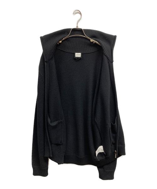 ARMANI COLLEZIONI（アルマーニ コレツィオーニ）ARMANI COLLEZIONI (アルマーニ コレツィオーニ) ドライバーズニット ブラック サイズ:XLの古着・服飾アイテム