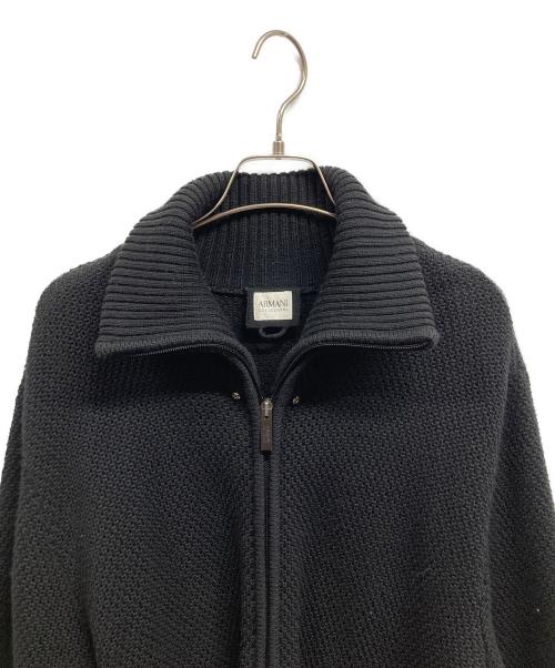 ARMANI COLLEZIONI（アルマーニ コレツィオーニ）ARMANI COLLEZIONI (アルマーニ コレツィオーニ) ドライバーズニット ブラック サイズ:XLの古着・服飾アイテム