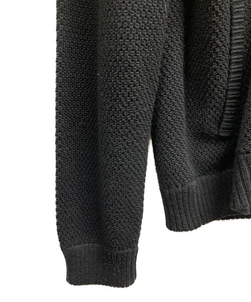 ARMANI COLLEZIONI（アルマーニ コレツィオーニ）ARMANI COLLEZIONI (アルマーニ コレツィオーニ) ドライバーズニット ブラック サイズ:XLの古着・服飾アイテム