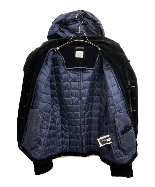 ARMANI COLLEZIONI（アルマーニ コレツィオーニ）ARMANI COLLEZIONI (アルマーニ コレツィオーニ) キルティングジャケット ネイビー サイズ:52の古着・服飾アイテム