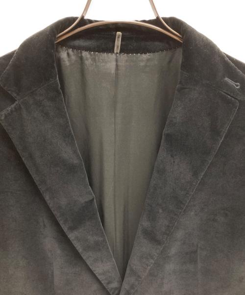 HUGO BOSS（ヒューゴ ボス）HUGO BOSS (ヒューゴ ボス) ベロアテーラードジャケット ブラック サイズ:50の古着・服飾アイテム