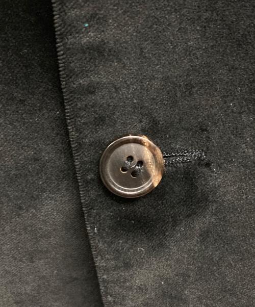 HUGO BOSS（ヒューゴ ボス）HUGO BOSS (ヒューゴ ボス) ベロアテーラードジャケット ブラック サイズ:50の古着・服飾アイテム