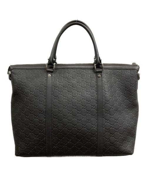 GUCCI（グッチ）GUCCI (グッチ) インターロッキングンドバッグ ブラウンの古着・服飾アイテム