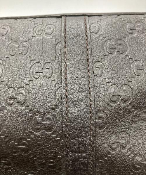 GUCCI（グッチ）GUCCI (グッチ) インターロッキングンドバッグ ブラウンの古着・服飾アイテム