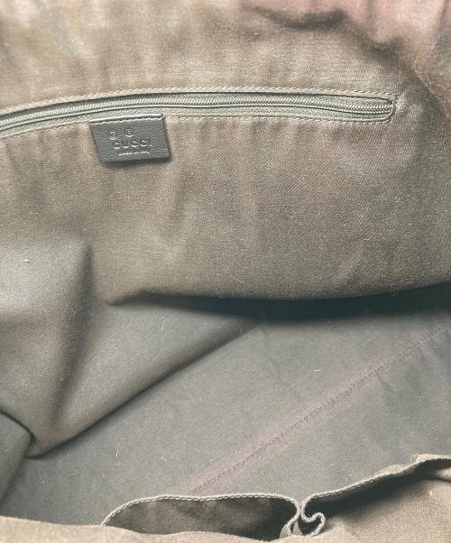 GUCCI（グッチ）GUCCI (グッチ) インターロッキングンドバッグ ブラウンの古着・服飾アイテム