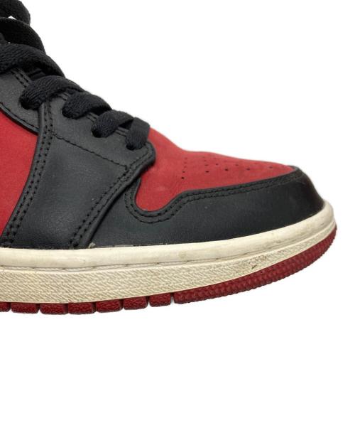 NIKE（ナイキ）NIKE (ナイキ) AIR JORDAN 1 MID レッド サイズ:US8の古着・服飾アイテム