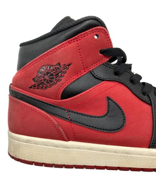 NIKE（ナイキ）NIKE (ナイキ) AIR JORDAN 1 MID レッド サイズ:US8の古着・服飾アイテム