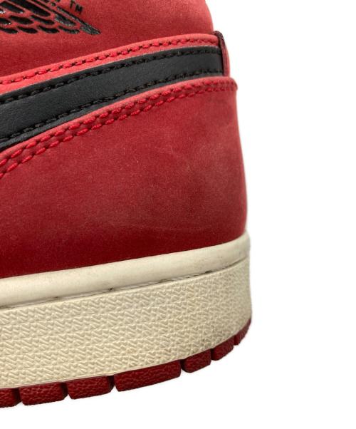 NIKE（ナイキ）NIKE (ナイキ) AIR JORDAN 1 MID レッド サイズ:US8の古着・服飾アイテム