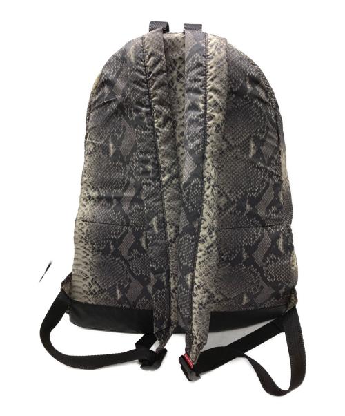 SUPREME（シュプリーム）Supreme (シュプリーム) THE NORTH FACE (ザ ノース フェイス) スネークスキン ライトウェイトデイパック グレーの古着・服飾アイテム