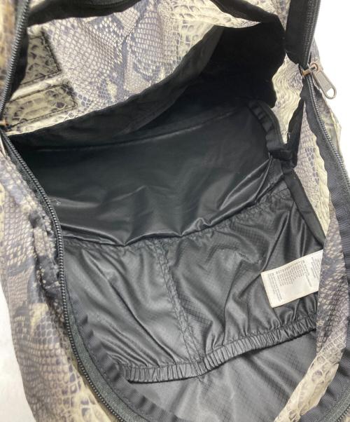 SUPREME（シュプリーム）Supreme (シュプリーム) THE NORTH FACE (ザ ノース フェイス) スネークスキン ライトウェイトデイパック グレーの古着・服飾アイテム