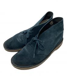 CLARKS（クラークス）の古着「スウェードシューズ」｜ネイビー