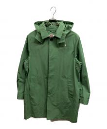 Traditional Weatherwear（トラディショナルウェザーウェア）の古着「DERBY HOOD ステンカラーコート」｜グリーン