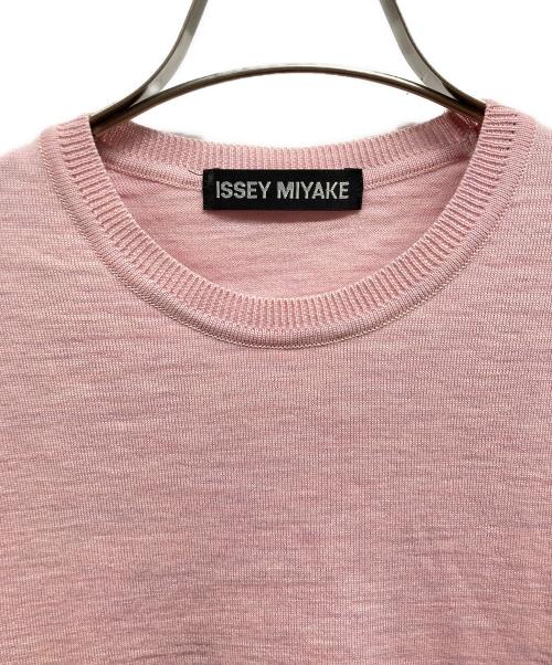 ISSEY MIYAKE（イッセイミヤケ）ISSEY MIYAKE (イッセイミヤケ) ウールニット ピンク サイズ:2の古着・服飾アイテム