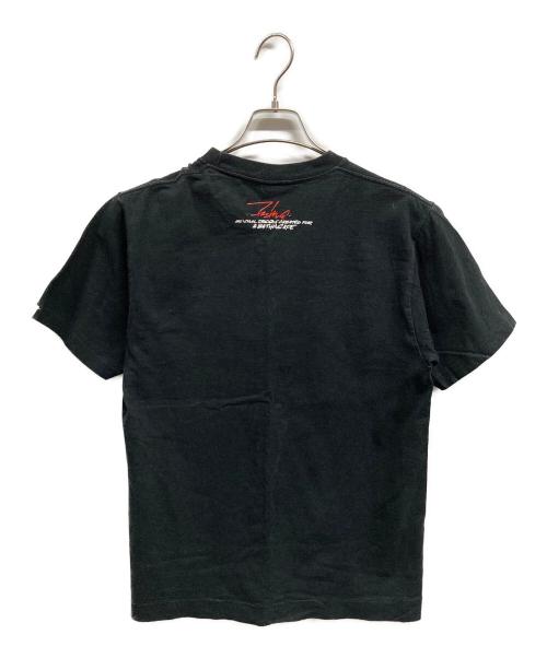BAPE BY A BATHING APE（ベイプバイアベイシングエイプ）BAPE BY A BATHING APE (ベイプバイアベイシングエイプ) 筆記体ロゴTシャツ ブラック サイズ:Mの古着・服飾アイテム