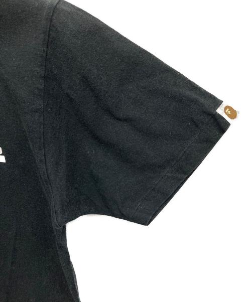 BAPE BY A BATHING APE（ベイプバイアベイシングエイプ）BAPE BY A BATHING APE (ベイプバイアベイシングエイプ) 筆記体ロゴTシャツ ブラック サイズ:Mの古着・服飾アイテム