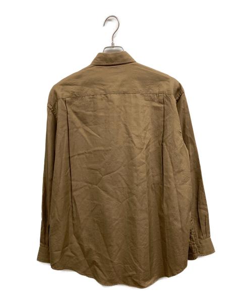 KAPTAIN SUNSHINE（キャプテンサンシャイン）KAPTAIN SUNSHINE (キャプテンサンシャイン) Regular Collared Shirt ブラウン サイズ:４の古着・服飾アイテム