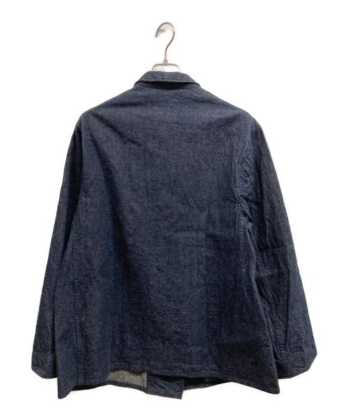 KAPTAIN SUNSHINE（キャプテンサンシャイン）KAPTAIN SUNSHINE (キャプテンサンシャイン) Cotton Linen Denim DB Take Easy Jacket インディゴ サイズ:４の古着・服飾アイテム