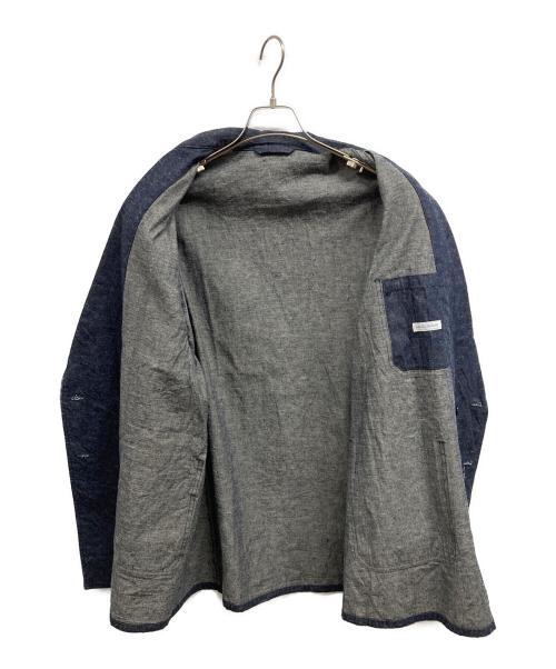 KAPTAIN SUNSHINE（キャプテンサンシャイン）KAPTAIN SUNSHINE (キャプテンサンシャイン) Cotton Linen Denim DB Take Easy Jacket インディゴ サイズ:４の古着・服飾アイテム